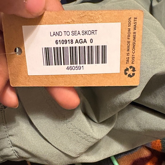 Title Nine Scout Ripstop Shorts Pacific Pine XS NEW With Tags - Picture 4 of 4